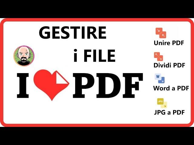 ️ CONVERTIRE e MODIFICARE PDF ONLINE  I LOVE PDF