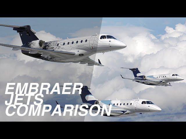 Top 5 Embraer Executive Jets Comparison | Price & Specs