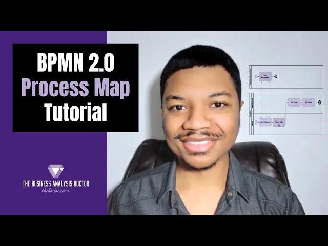 BPMN Process Map Tutorial and EXAMPLE