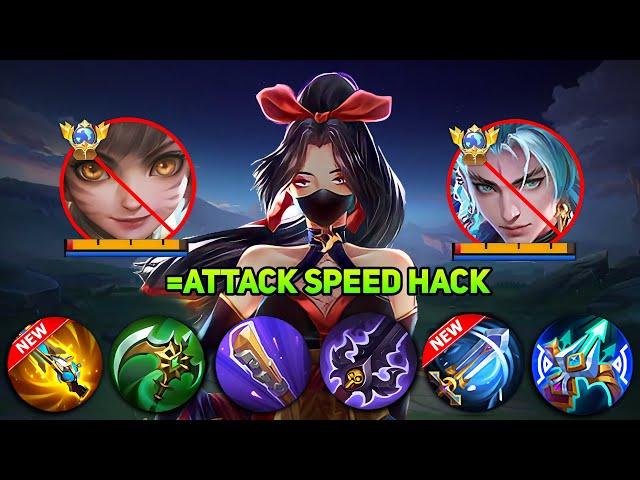 NEW META‼️ HANABI FULL ATTACK SPEED BUILD (ATK SPEED HACK) | HANABI BEST UPDATED BUILD AND EMBLEM!