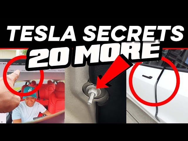 20 MORE Tesla Hidden Features You NEED To Know