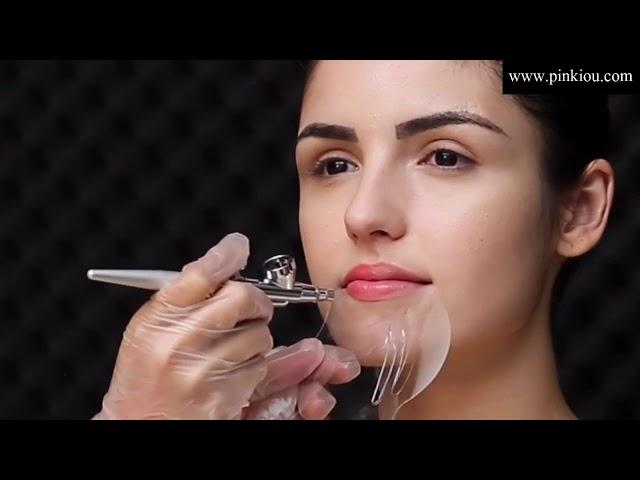 How to make a perfect eyebrow shadow with Pinkiou Airbrush Makeup kit