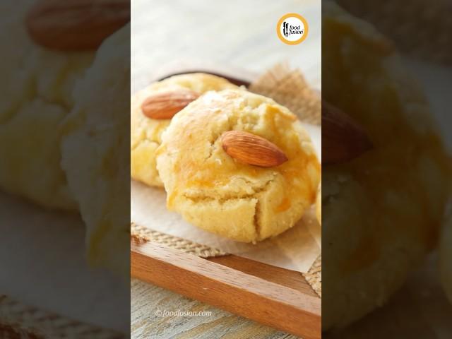 Nan khatai Recipe without oven (Almond) By Food Fusion