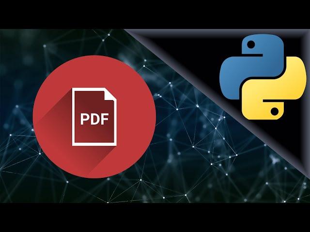 Merge, split PDF files and read text with Python