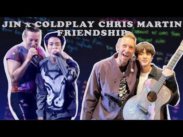 BTS Jin x Coldplay Chris Martin friendship: the journey from fan to friends