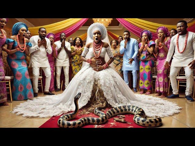 SHE GAVE BIRTH TO SNAKE ON HER WEDDING DAY#africanfolktales #tales #movie