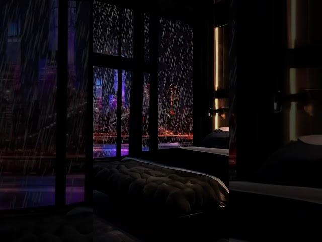 Dark & Moody Bedroom Ambience With Rain Sounds  #asmr #relax #cozy #rainsounds #sleep #ambience