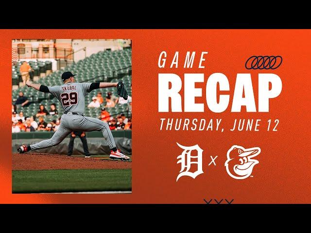 Game Highlights: Skubal Pitches 7 Shutout Innings, Parker Meadows Blasts a 3-Run Shot | 6/12/25