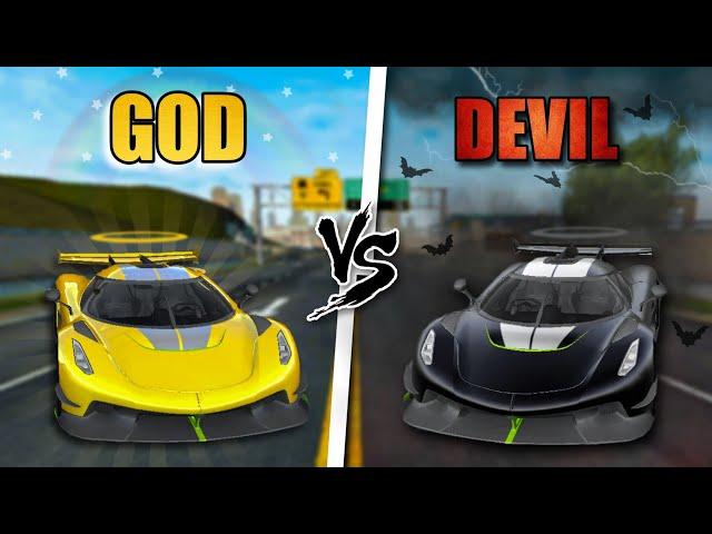 GOD  VS DEVIL  || Extreme Car Driving Simulator