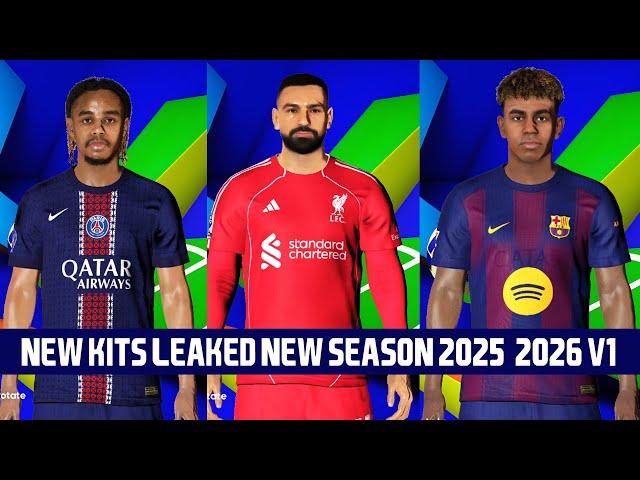 PES2017 | NEW KITS LEAKED NEW SEASON 2025-2026 V1