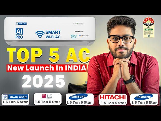 Top 5 Best AC in India  2025 Model  1.5 Ton 5 Star Samsung Vs LG Vs BlueStar Vs Hitachi Vs Haier