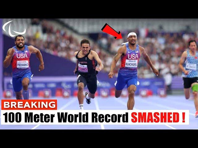 Jaydin Blackwell's Historic 100m T38 Paralympic Win – New World Record! 