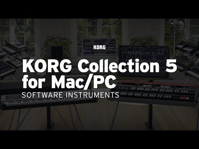 KORG Collection 5 - The software collection for the ages now with three legendary instruments added.