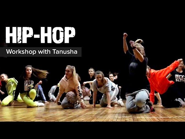 Hip-hop workshop with Tanusha | small routine with hip hop basics | BronxDS