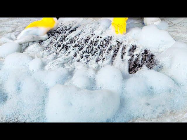 Amazing carpet cleaning! | Cleaning mud carpet | Satisfying cleaning and asmr