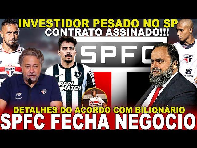 ESPETACULAR!!! SPFC FECHA ACORDO! VALORES POR VENDA DE COTIA | RESCISÃO | NOVO MEIA? | EDUARDO E+