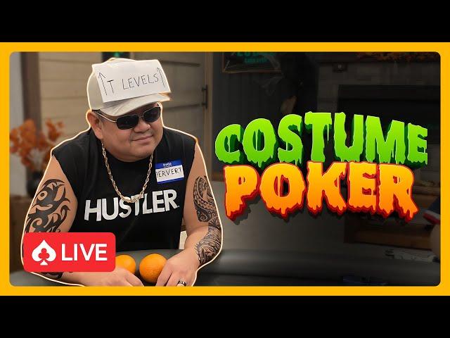 SHOTS FIRED! Live Halloween Poker Game w/ Nick Vertucci Imposter