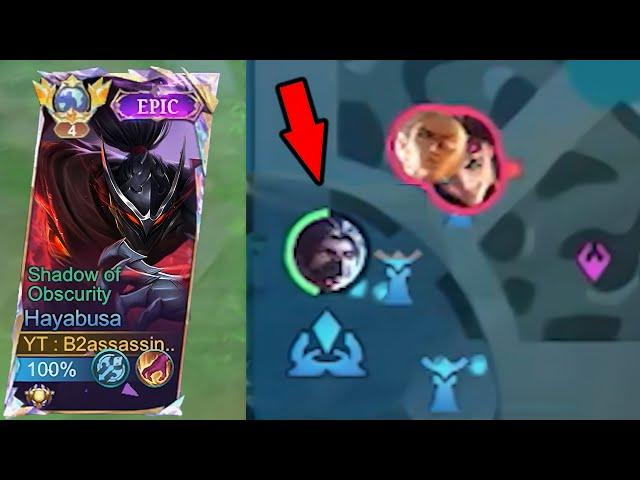 EPIC COMBAKGLOBAL HAYABUSA CARRY SOLO |TOP GLOBAL HAYABUSA SOLO RANK -Mobile Legends