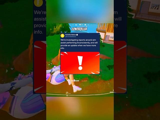 Fix Controller Aim Assist Bug With This  #fortnite #shorts