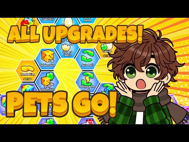 ALL UPGRADES IN PETS GO! | ROBLOX