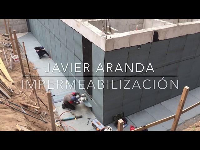 IMPERMEABILIZACION DE MURO DE FUNDACIÓN JAVIER HERNAN ARANDA CORDOVEZ E HIJO LTDA