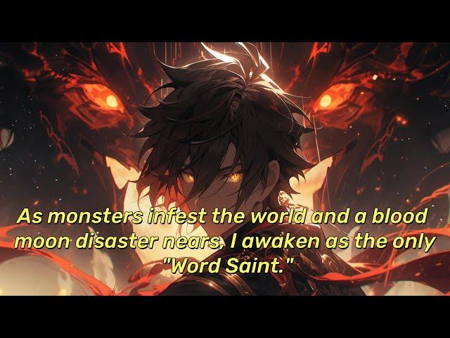 As monsters infest the world and a blood moon disaster nears, I awaken as the only "Word Saint."