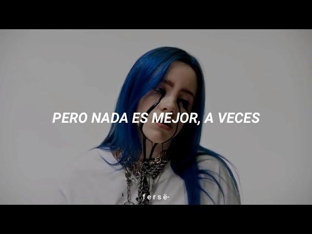 billie eilish - when the party's over // español + vídeo