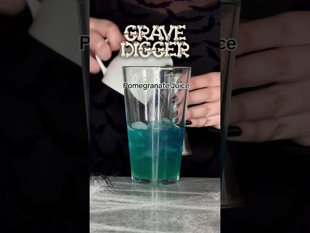 Grave Digger Cocktail ️ #halloweencocktails #halloween #cocktails #halloweendrinks