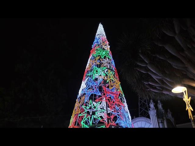 San Cristobal de La Laguna is a historic city in Tenerife (Canary, Spain). Evening walk in December