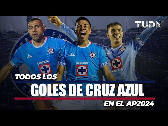 ¡POR ESTO ES EL LÍDER!  TODOS los goles de CRUZ AZUL en el Apertura 2024 de la Liga MX | TUDN