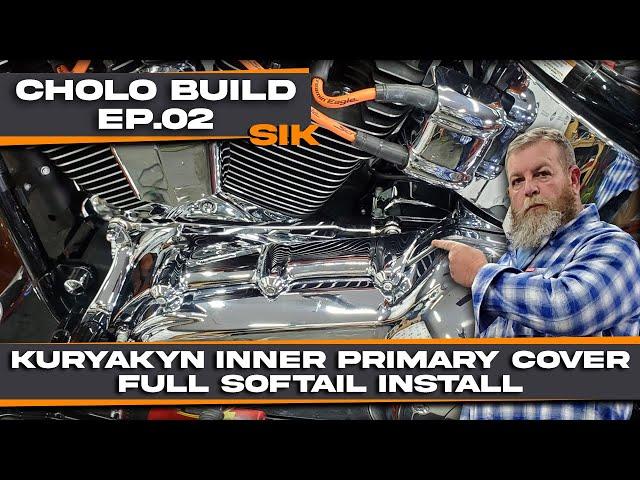 Install Chrome Inner Primary Cover Cholo/Vicla Softail Build EP 02