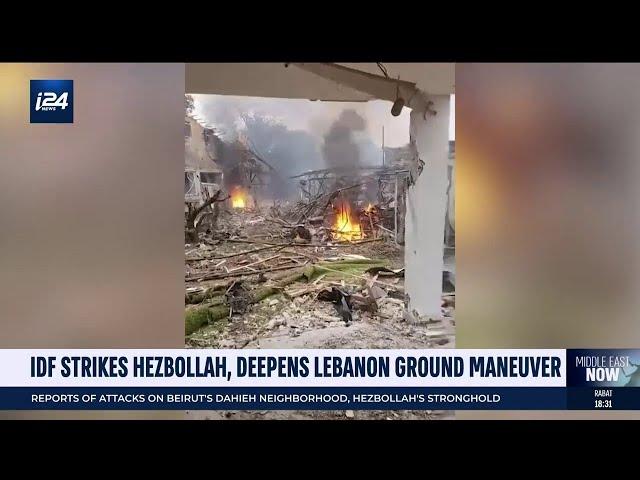 IDF deepens ground maneuver as Hezbollah fires 250 rockets