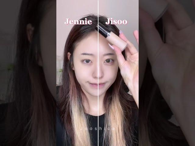 Blackpink Jennie vs Jisoo makeup  how would u rate their comeback? 드디어 블핑 메이크업 했어요 