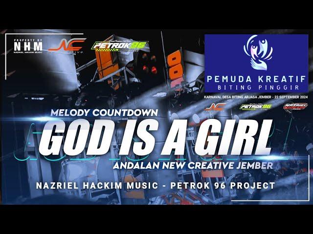 DJ GOD IS A GIRL MIDLE SAKTI ANDALAN NEW CREATIVE JEMBER‼️JINGGLE PEMUDA KREATIF BITING PINGGIR