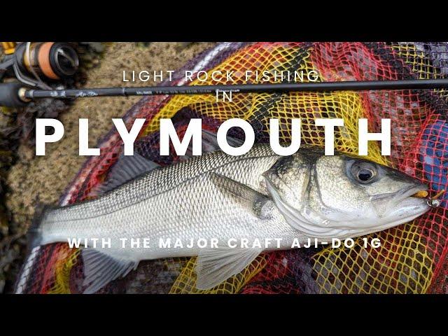 Light Rock Fishing in Plymouth with the Major Craft Aji-Do 1G