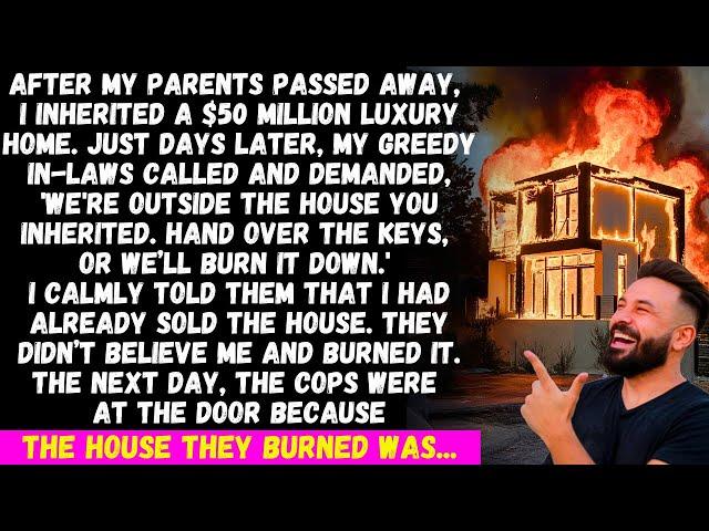 I inherited a $50M luxury home, but my greedy in-laws forced me to give them the keys.When I refused