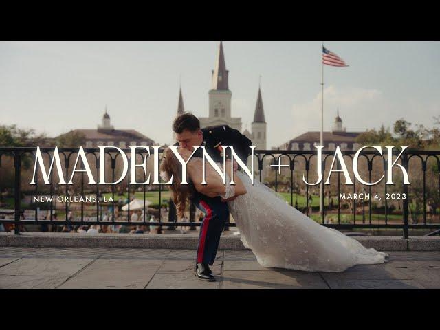 Ballerina Bride Marries Her Marine | Madelynn + Jack | New Orleans, LA