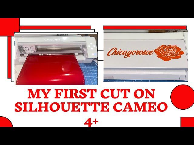 First Cut on Silhouette Cameo 4+!