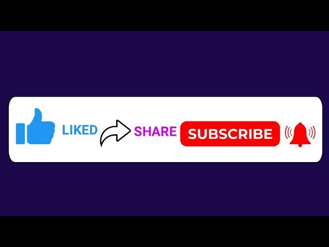 Subscribe Button Green Screen Copyright Free Download Now // Youtube Like Subscribe Button Bell Icon