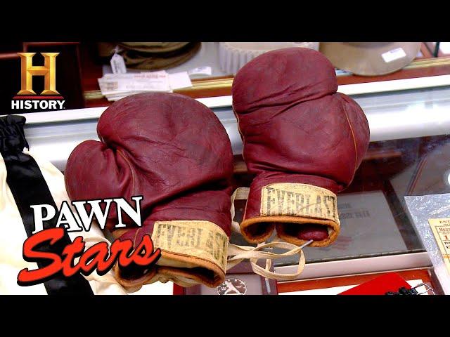 Pawn Stars: RARE Boxing Gloves Worth SIX FIGURES (Season 9)