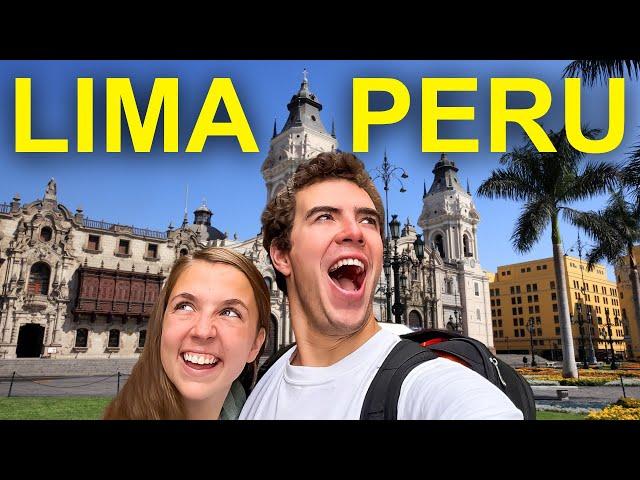 First Time in PERU  (not what we expected) - Lima Vlog