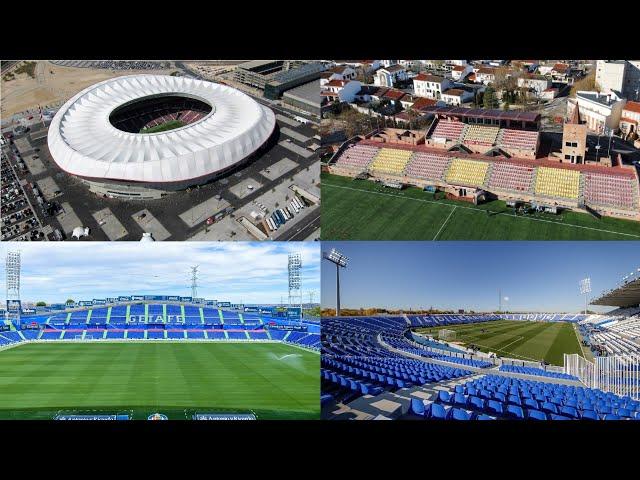 All Community of MADRID Football Stadiums 2022 (from 1st to 5th division)