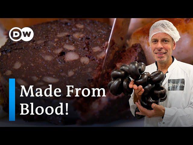 How Black Pudding is made in Northern England