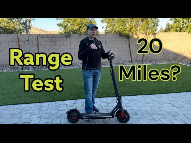 Caroma E22 Pro Electric Scooter Range Test, Can This Scooter Travel 20 Miles?