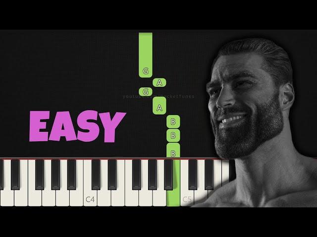 Average Fan vs Average Enjoyer│EASY Piano Tutorial│RIGHT HAND 