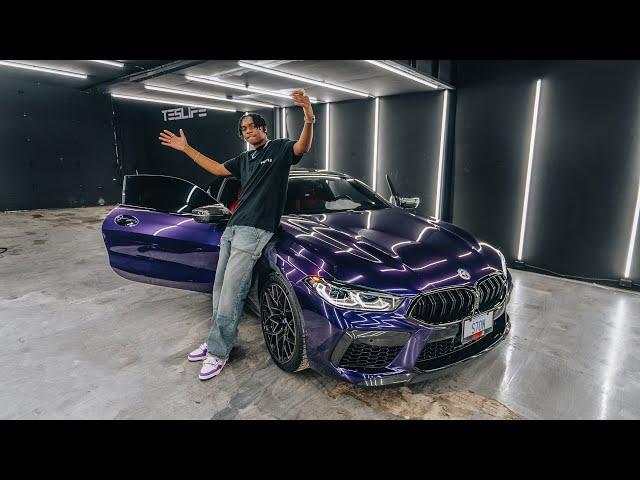 I Wrapped My 2023 BMW M8 Competition PURPLE! + Mods