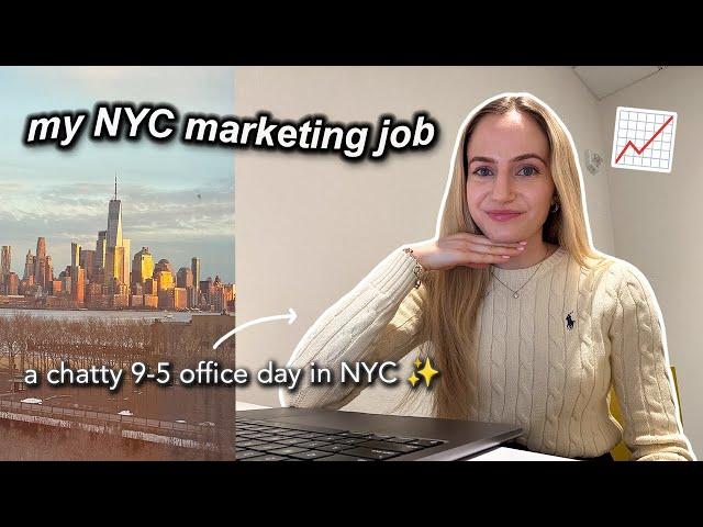 i got promoted?! my life as a corporate marketing girlie in NYC (9-5 vlog)