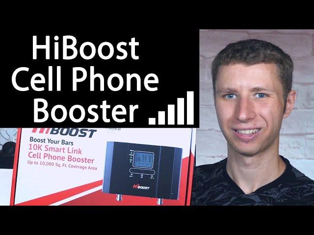 Hiboost 10K Smart Link Cell Phone Signal Booster Review