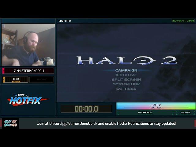 Halo 2 Glitch Showcase - 3 hours of Mindblowing H2 Glitches - GDQ Hot Fix by Monopoli