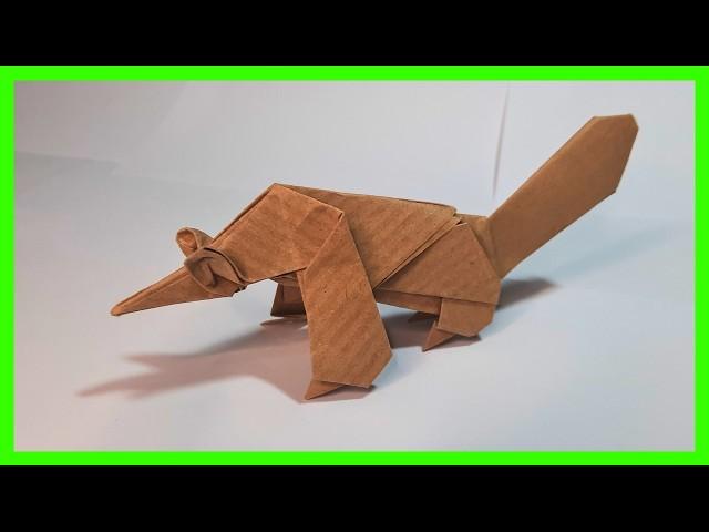 ⩥ Cómo hacer un OSOS HORMIGUERO de ORIGAMI